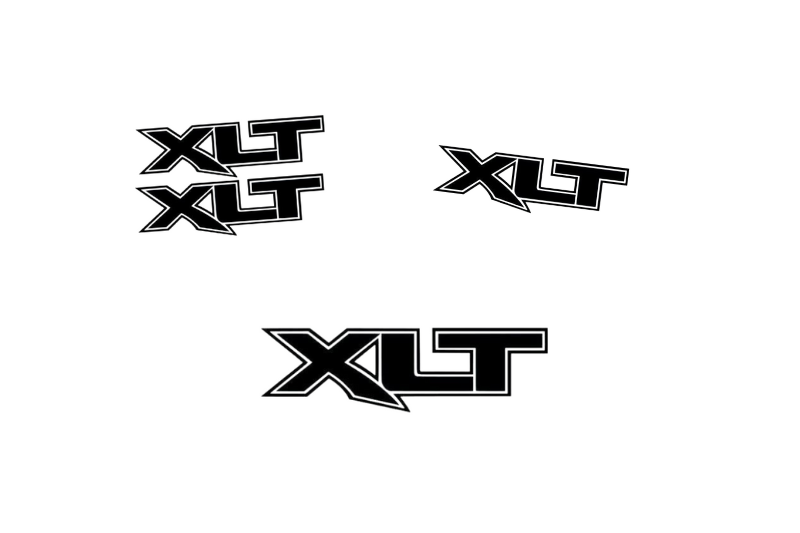 Ford F150 Emblem & Badges set with XTL logo Ford emblems decoinfabric