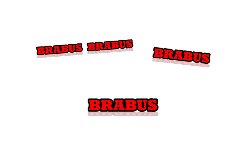 Mercedes G-Class Emblem & Badges set with Brabus logo (Type 2)