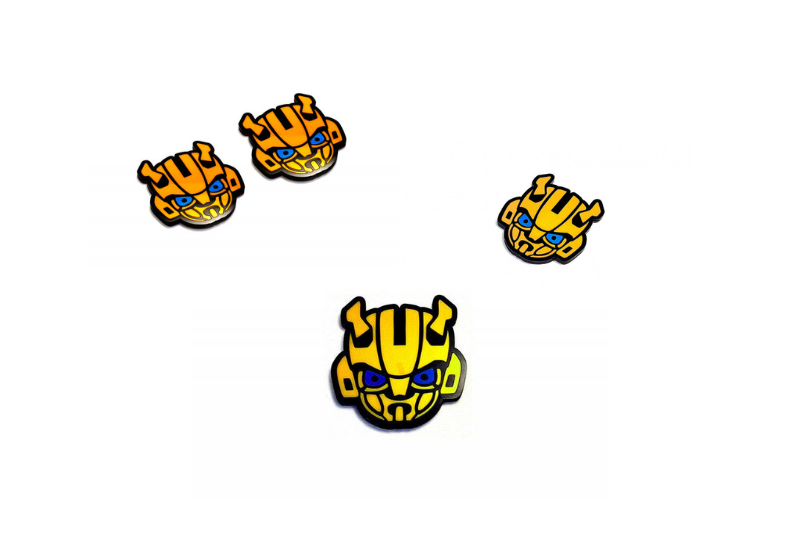 Chevrolet Emblem & Badges set with Bumblebee logo Chevrolet emblems decoinfabric