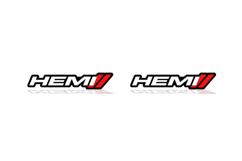 Dodge Emblem & Badges set with Hemi + Dodge logo Dodge emblems decoinfabric