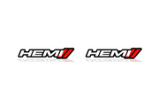 Dodge Emblem & Badges set with Hemi + Dodge logo Dodge emblems decoinfabric