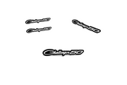 Dodge Emblem & Badges set with Dodge Challenger 50 logo Dodge emblems decoinfabric
