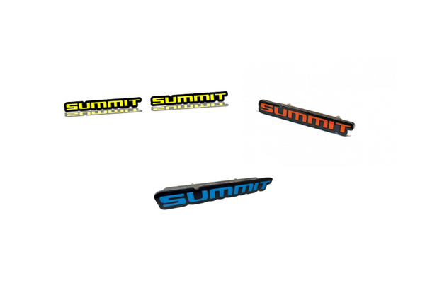 Jeep Emblem & Badges set with Summit logo