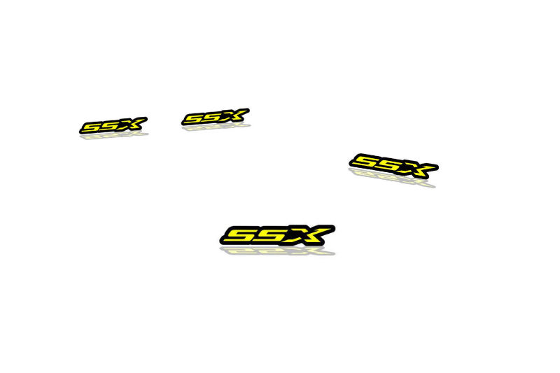 Chevrolet Emblem & Badges set with SSX logo Chevrolet emblems decoinfabric