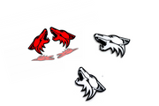 Ford Mustang Emblem & Badges set with Coyote logo (type 3) Ford emblems decoinfabric