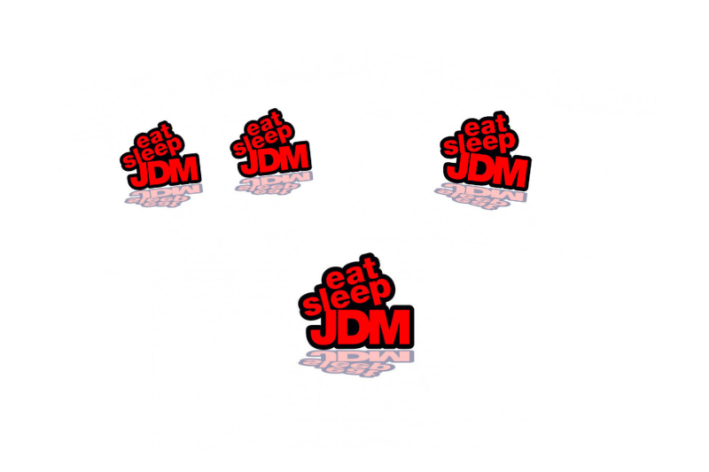 Nissan Emblem & Badges set with JDM logo (Type 3) Nissan emblems decoinfabric