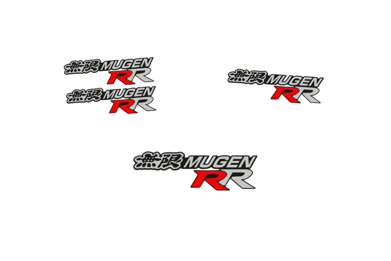Honda Emblem & Badges set with Mugen RR logo Honda emblems decoinfabric