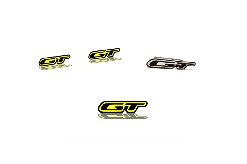 Ford Mustang Emblem & Badges set with GT logo (Type 3)