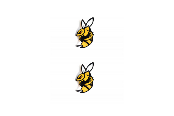 Dodge Emblem & Badge Set - Grille and Tailgate Strong Bee logo