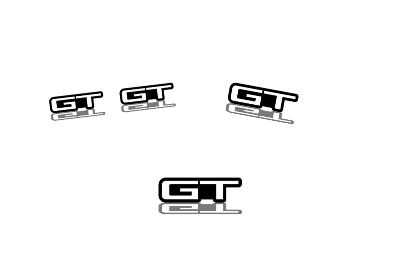 Ford Mustang Emblem & Badges set with GT logo