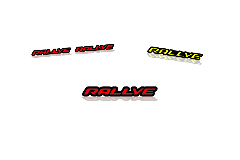 Dodge Emblem & Badges set with Rallye logo Dodge emblems decoinfabric