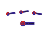 Dodge Emblem & Badges set with Mopar logo (Type 12) Dodge emblems decoinfabric