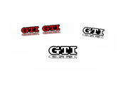 Volkswagen Emblem & Badges set with GTI logo Volkswagen emblems decoinfabric
