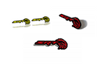 Bild in die Galerieansicht laden, Jeep Emblem &amp; Badges set with SRT Hellhawk logo