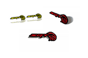 Jeep Emblem & Badges set with SRT Hellhawk logo Jeep emblems decoinfabric