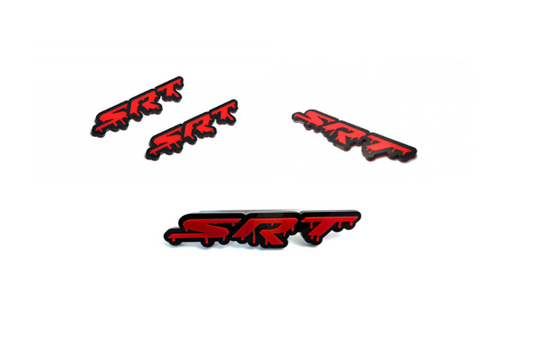 Jeep Emblem & Badges set with SRT Blood logo