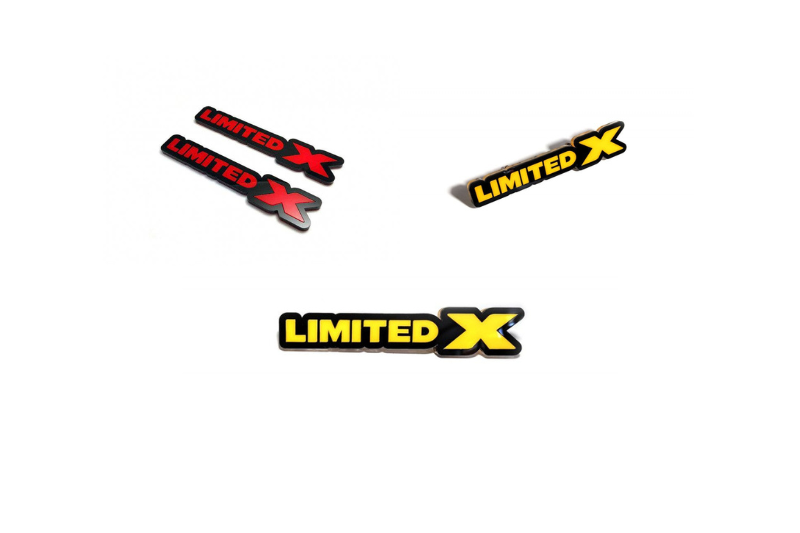 Jeep Emblem & Badges set with Limited X logo Jeep emblems decoinfabric
