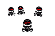 Chevrolet Emblem & Badges set with Chevrolet Piston Gas Mask Z71 logo Chevrolet emblems decoinfabric