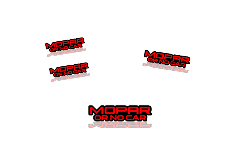 Chrysler Emblem & Badges set with Mopar or No Car logo