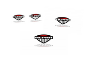 Hummer Emblem & Badges set with Alpha logo Hummer emblems decoinfabric