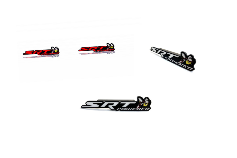 Dodge Emblem & Badges set with SRT Powered + Scat Pack logo Dodge emblems decoinfabric