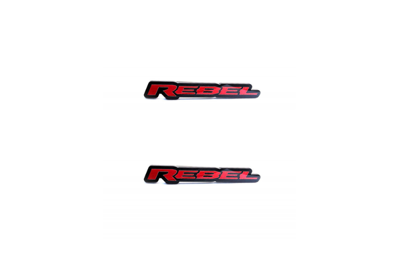 Dodge Emblem & Badge Set - Grille and Tailgate Rebel logo