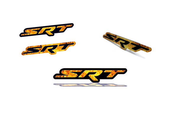 Chrysler Emblem & Badges set with SRT Fire logo