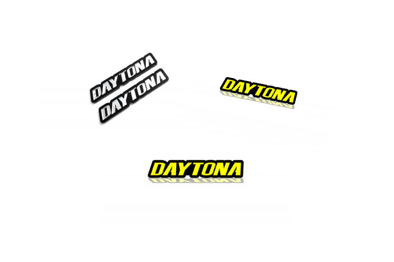 Dodge Emblem & Badges set with Daytona logo (Type 2) Dodge emblems decoinfabric