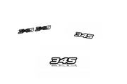 Chrysler Emblem & Badges set with 345 logo Chrysler emblems decoinfabric