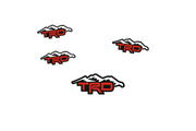 Toyota Emblem & Badges set with TRD logo (Type 4) Toyota emblems decoinfabric