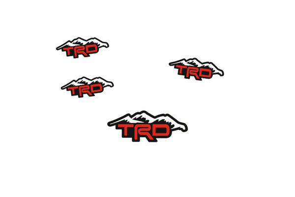 Toyota Emblem & Badges set with TRD logo (Type 4)