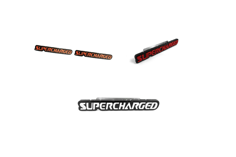 Dodge Emblem & Badges set with Supercharged logo