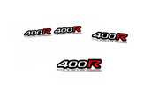 Nissan Emblem & Badges set with 400R logo Nissan emblems decoinfabric