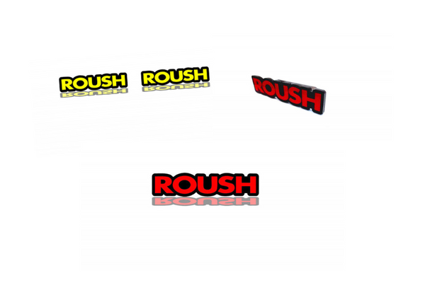 GMC Emblem & Badges set with Roush logo