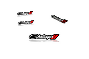 Dodge Emblem & Badges set with Challenger + Dodge logo Dodge emblems decoinfabric