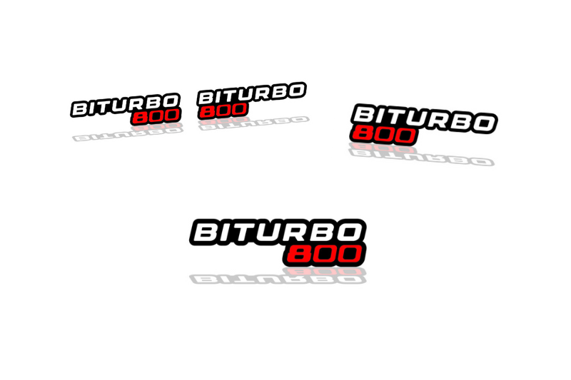 Mercedes G-Class Emblem & Badges set with BiTurbo G800 logo