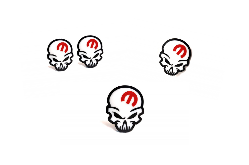 Dodge Emblem & Badges set with Mopar Skull logo Dodge emblems decoinfabric