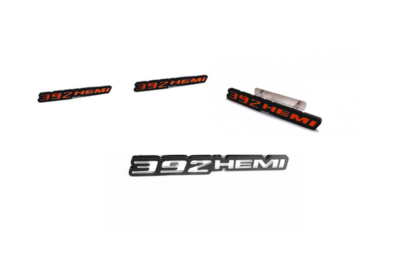 Dodge Emblem & Badges set with 392Hemi logo