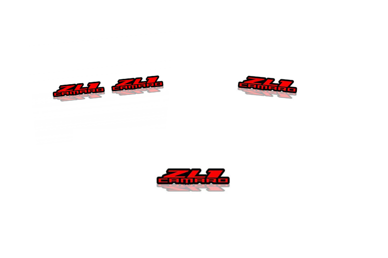 Chevrolet Camaro Emblem & Badges set with ZL1 Camaro logo Chevrolet emblems decoinfabric