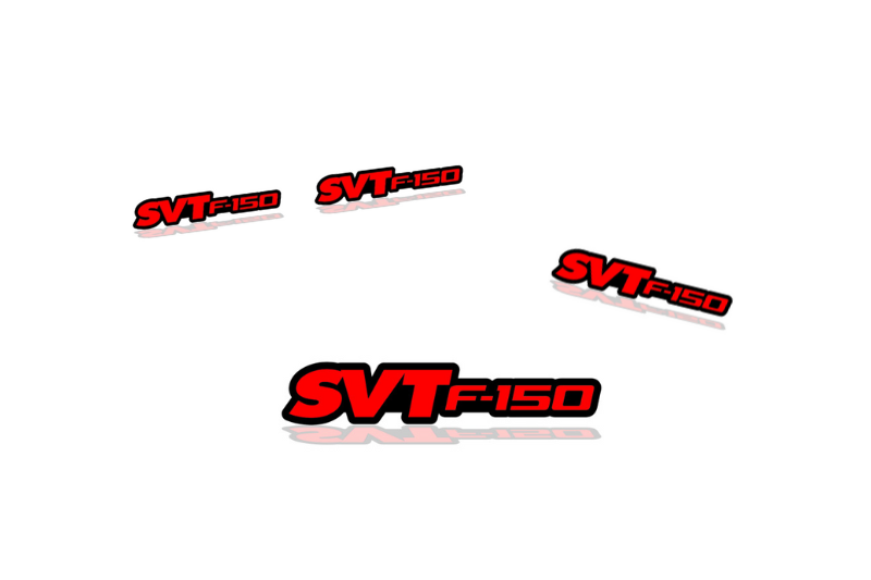 Ford F150 Emblem & Badges set with SVT F150 logo Ford emblems decoinfabric