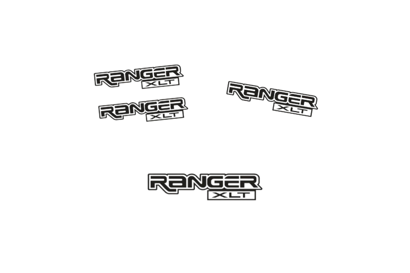 Ford Ranger Emblem & Badges set with Ranger XTL logo