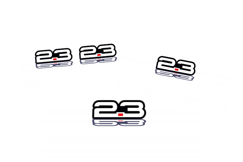 Ford Emblem & Badges set with 2.3 logo Ford emblems decoinfabric