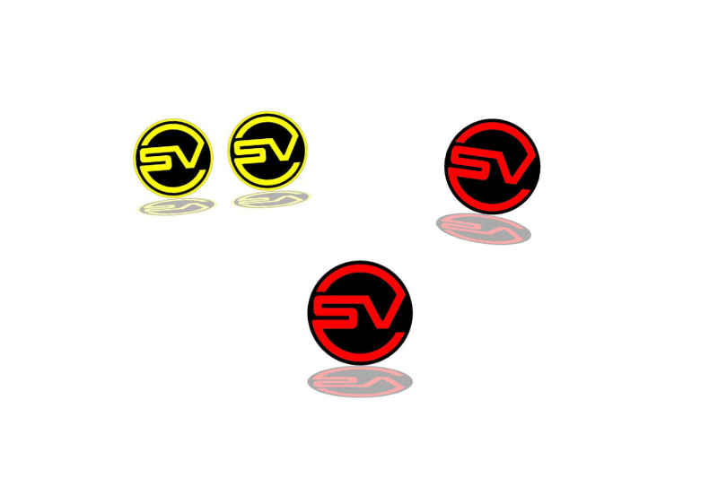 Range Rover Emblem & Badges set with SV logo Range Rover emblems decoinfabric