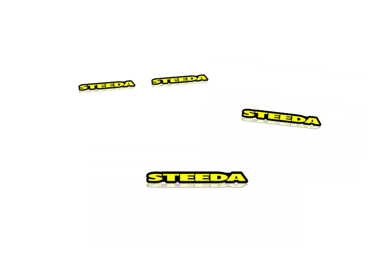 Ford Emblem & Badges set with Steeda logo