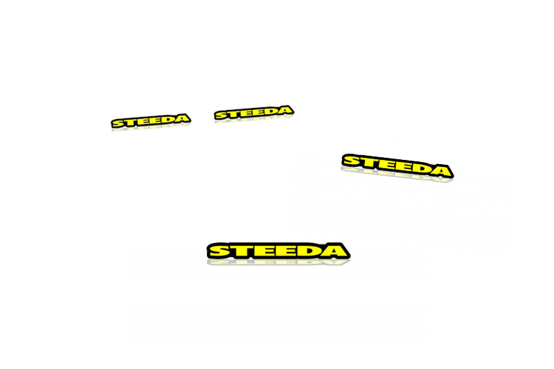 Ford Emblem & Badges set with Steeda logo Ford emblems decoinfabric