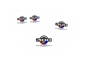 Chrysler 300C II Emblem & Badges set with 300C II logo (Type 2) Chrysler emblems decoinfabric