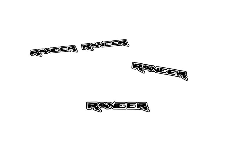 Ford Ranger Emblem & Badges set with Ranger logo