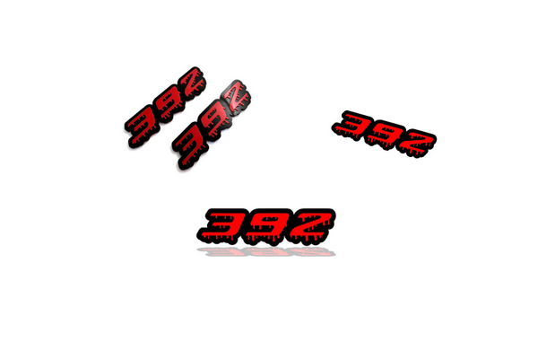 Dodge Emblem & Badges set with 392 Blood logo