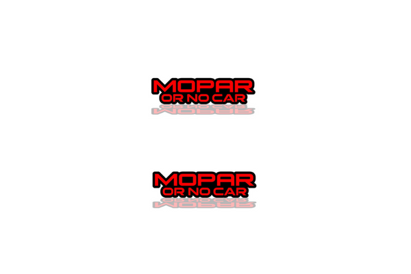 Dodge Emblem & Badge Set - Grille and Tailgate Mopar or No Car logo