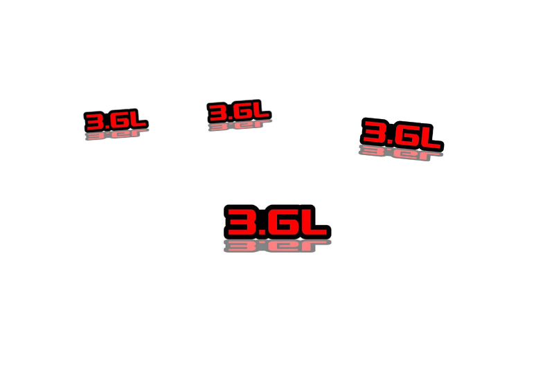 Jeep Emblem & Badges set with 3.6L logo Jeep emblems decoinfabric